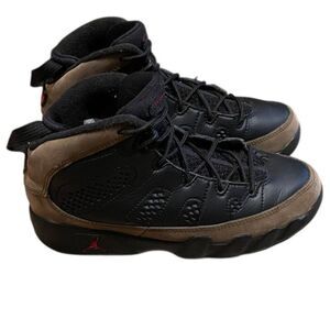 Nike Air Jordan 9 Retro Olive Brown Black PS Sneaker Shoe 401811-030 Size 2.5Y